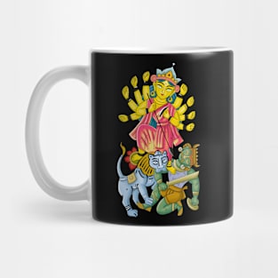 Maa Durga illustration - Durga Puja 2023 Collection Mug